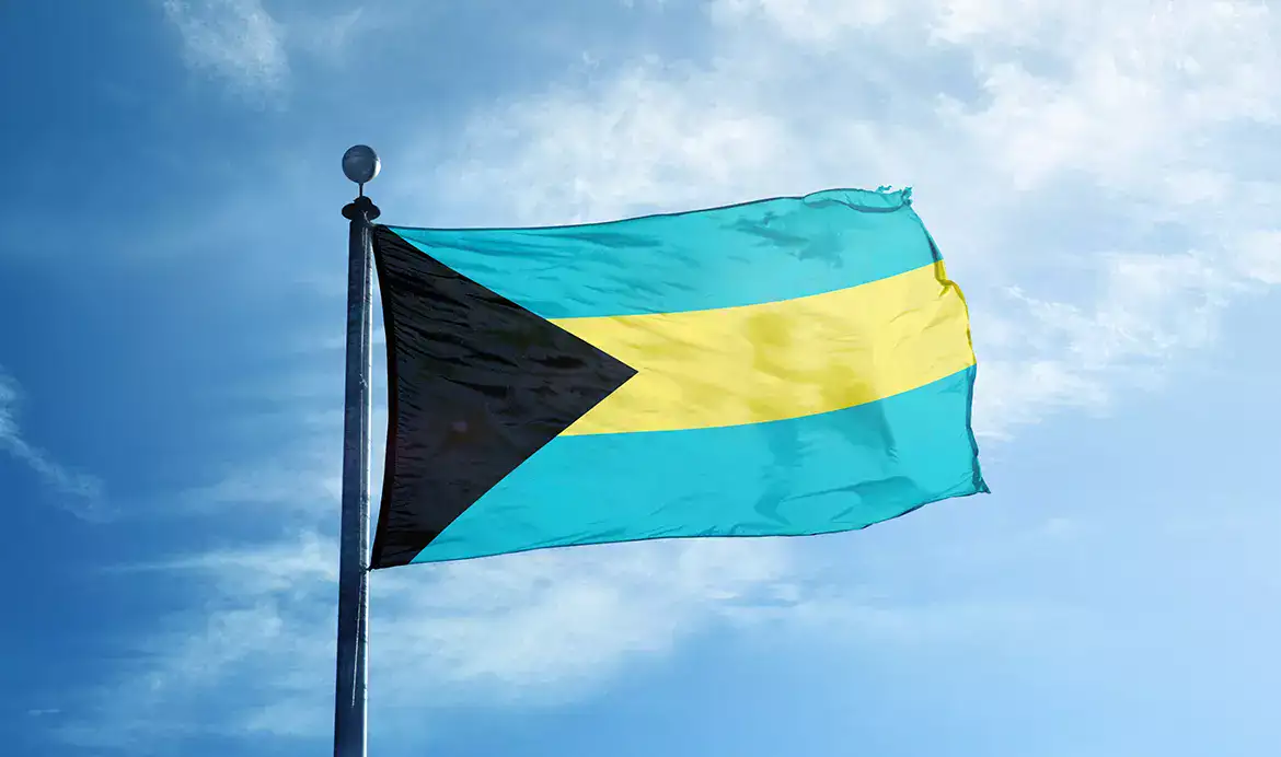 флаг багамских островов