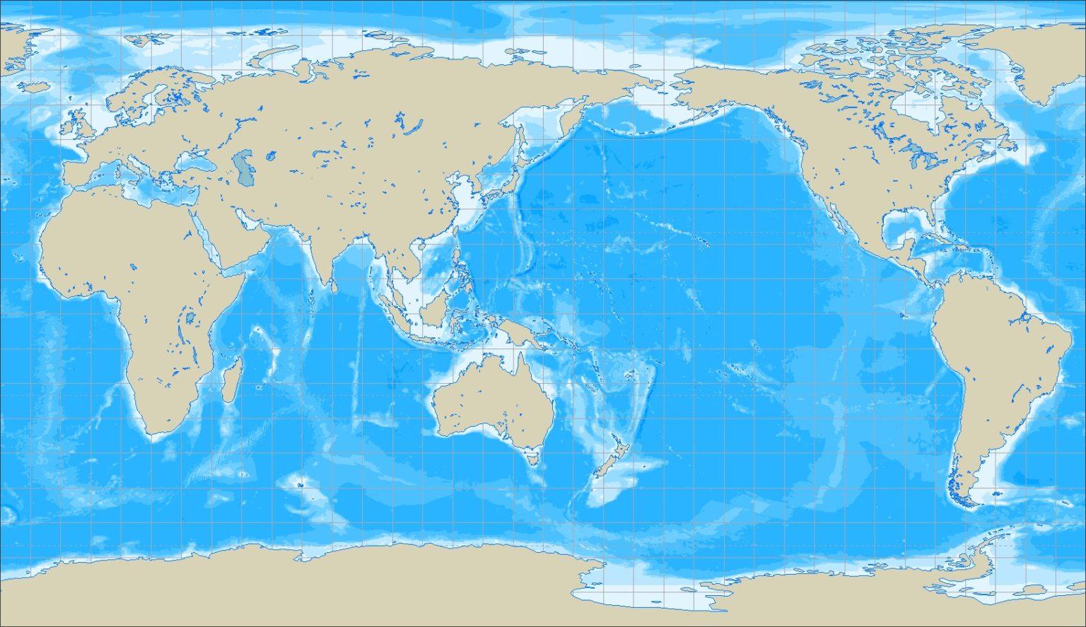 тихий океан фото на карте