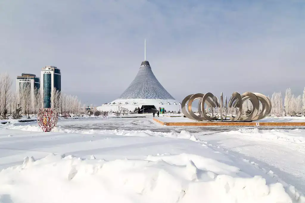 Зимний казахстан